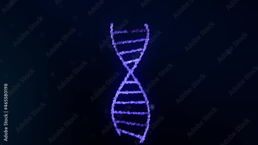 DNA structure scientific background. 3d animation DNA structure scientific background. 3d animation