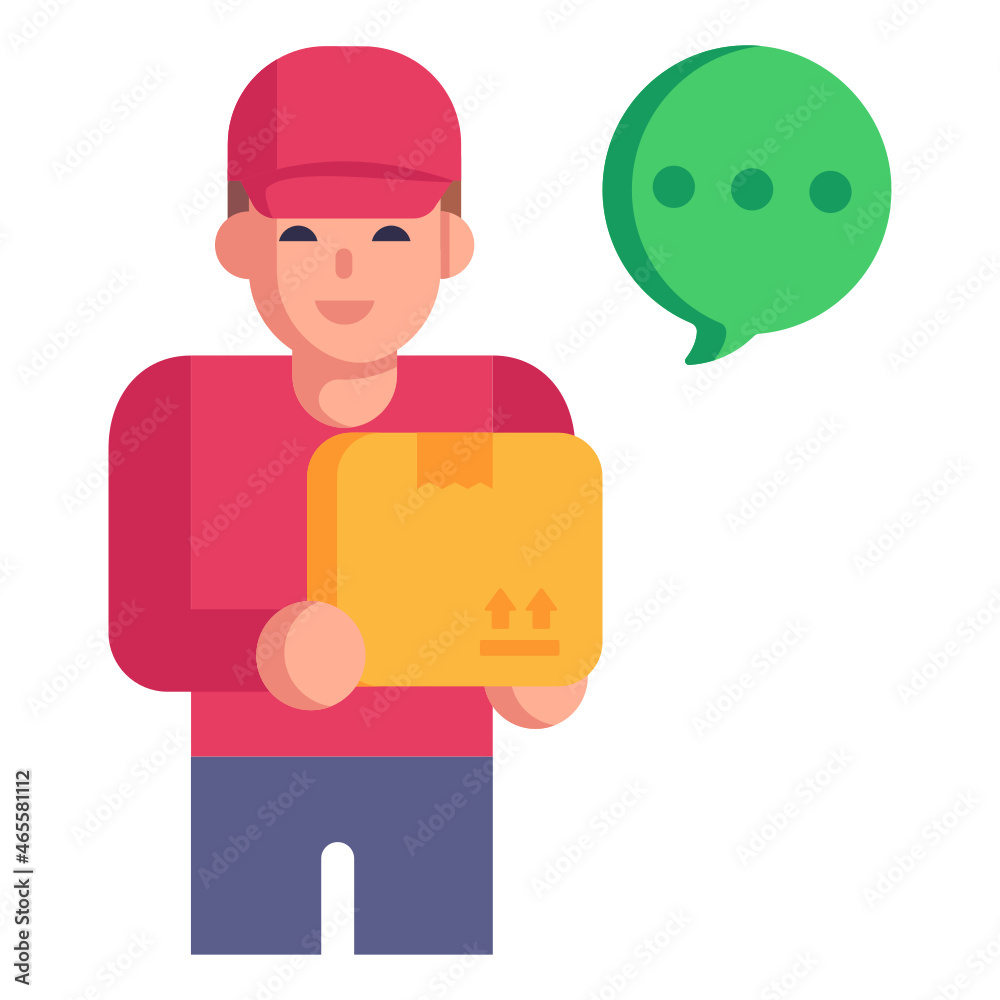 Obraz premium Delivery Boy