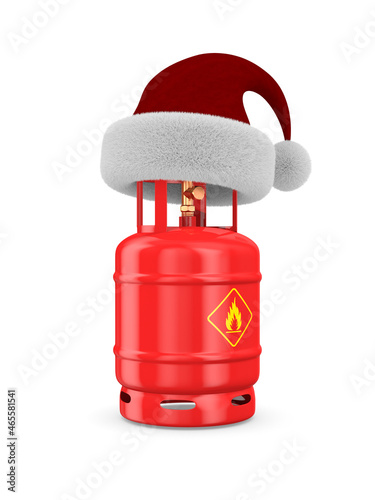 gas cylinder and santa clau...