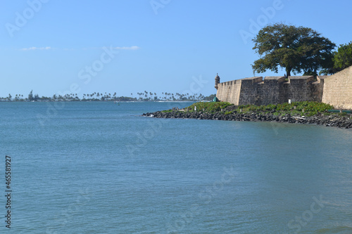 Paseo del Moro, San Juan, Puerto rico, amazing view with old fortifications