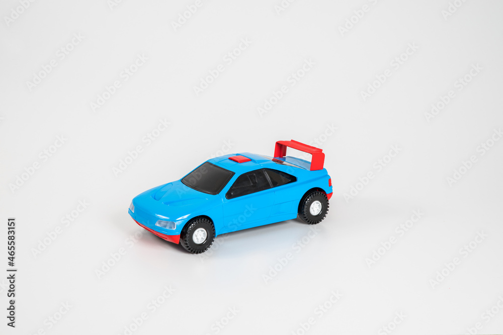 Toy plastic car isolated on white background. Toy plastic car isolated on white background.