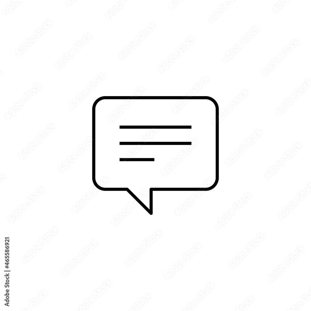 comment bubble speech message single icon line style graphic design vector comment bubble speech message single icon line style graphic design vector