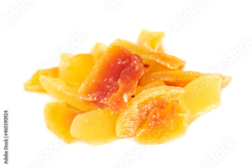 Fresh dry papaya fruit snack