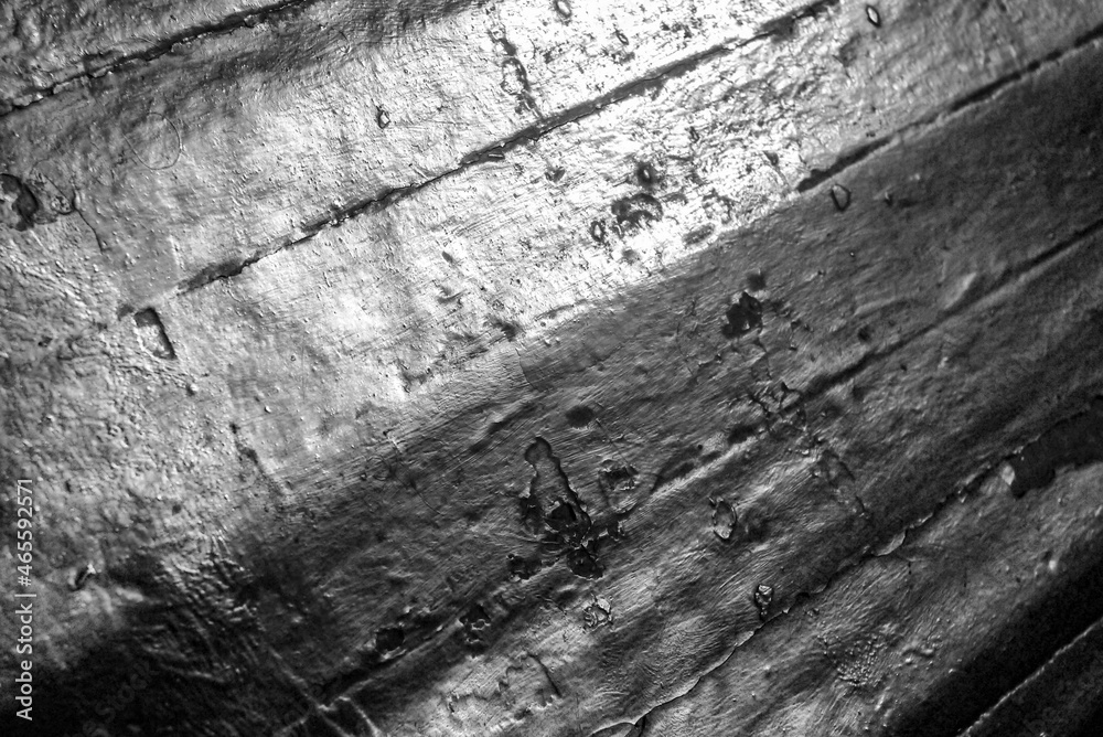 Black and white image of an old painted floor Black and white image of an old painted floor