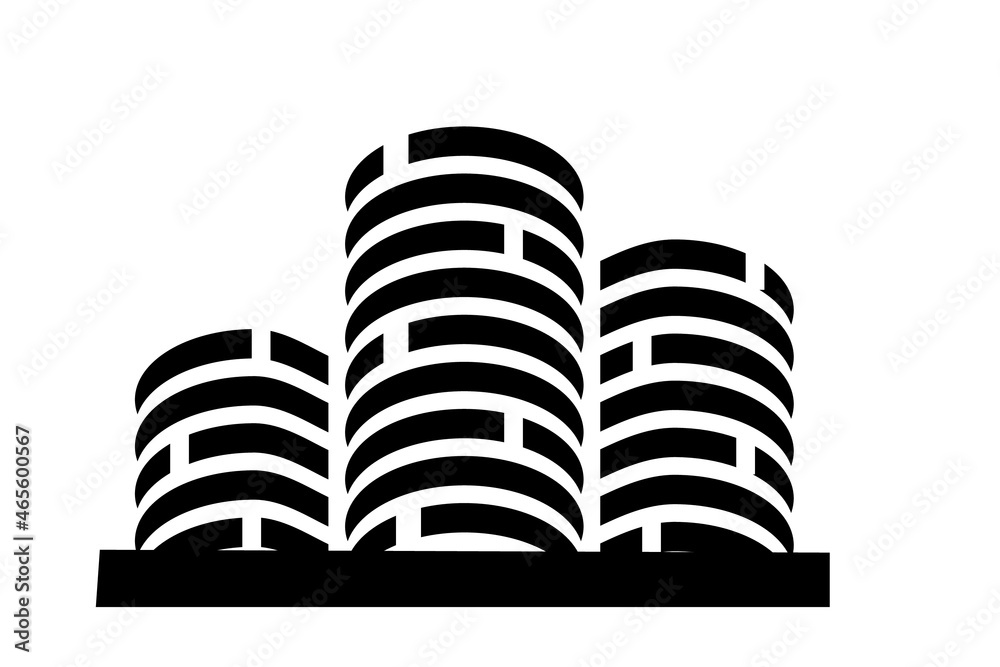 Obraz premium building, house, home, villa, logo, building logo, real estate ,house logo, hoe logo , building icon , house icon , home icon , city, city logo, city icon , villa logo, villa icon , vector ,