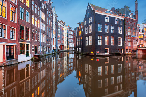 Amsterdam, Netherlands Narrow Canals photo