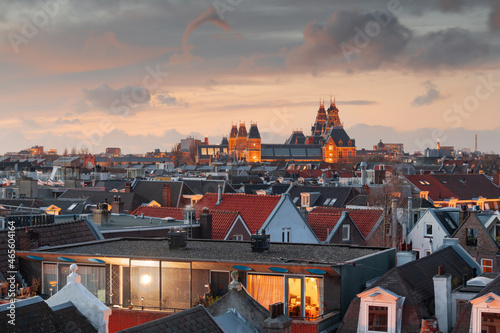 Photography Amsterdam, Netherlands Rooftop View