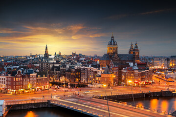 Stickers Amsterdam Historisch centrum van Amsterdam  © SeanPavonePhoto