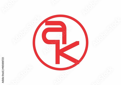 Unique shape of AK initial letter Free Download Unique shape of AK initial letter - GFXLoad