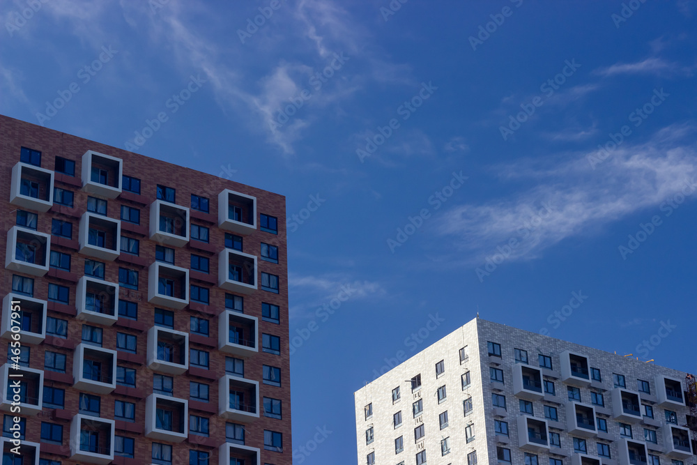 modern office building with sky modern office building with sky