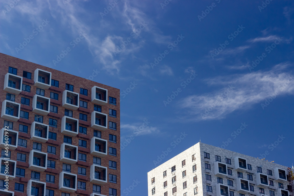 modern office building with sky modern office building with sky
