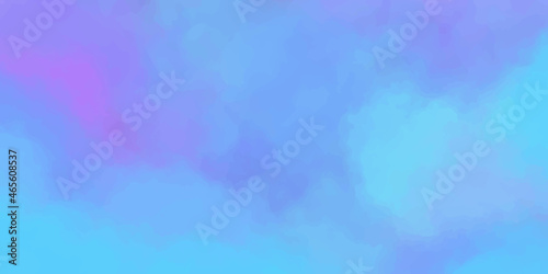 Abstract Colored Watercolor Paper Texture. abstract watercolor colorful background with clouds. Panoramic abstract blurred gradient watercolor mesh background. 