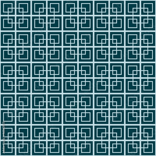 Abstract geometric pattern of squares. Seamless mosaic and tile. Vector illustration