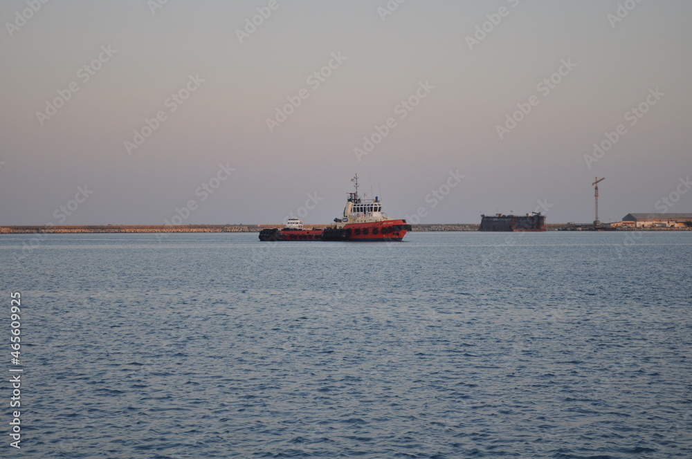 The beautiful new port Limassol in Cyprus
