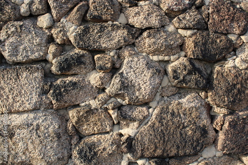 Mauer aus Natursteinen