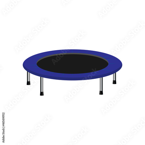 Obraz na płótnie Baby trampoline icon. Realistic illustration of kids trampoline vector icon for web design w salonie