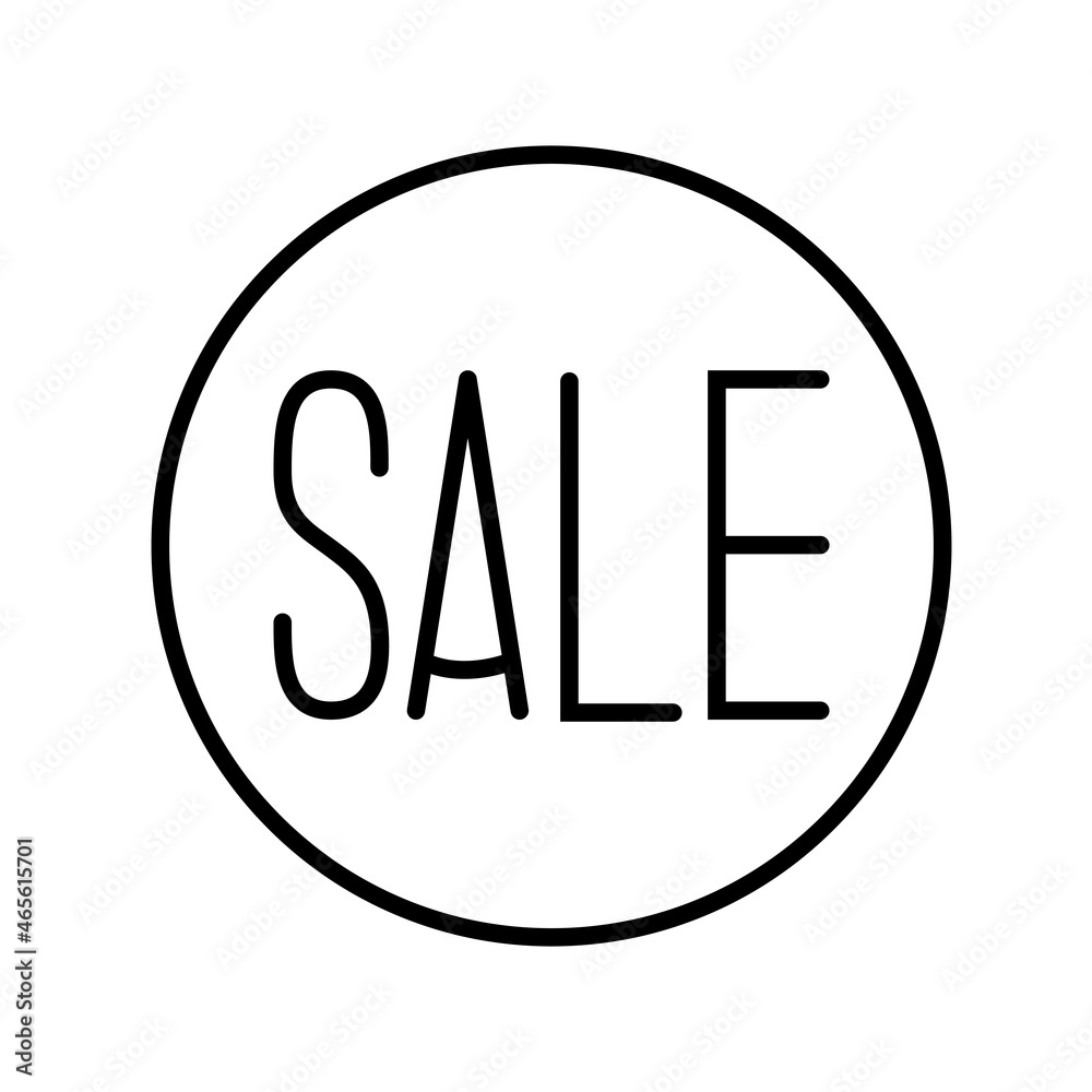 Clearance sale sign and sticker. Vector illustration Clearance sale sign and sticker. Vector illustration