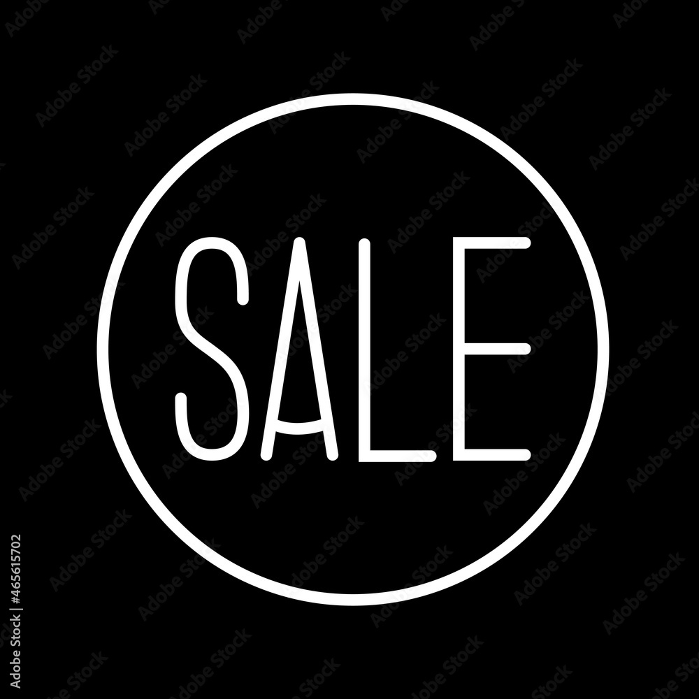 Clearance sale sign and sticker. Vector illustration Clearance sale sign and sticker. Vector illustration