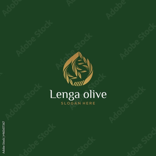 Olive icon vector illustration design, olive oil logo set and card design for business. extra virgin olive oil droplet, vector set label with olive branch