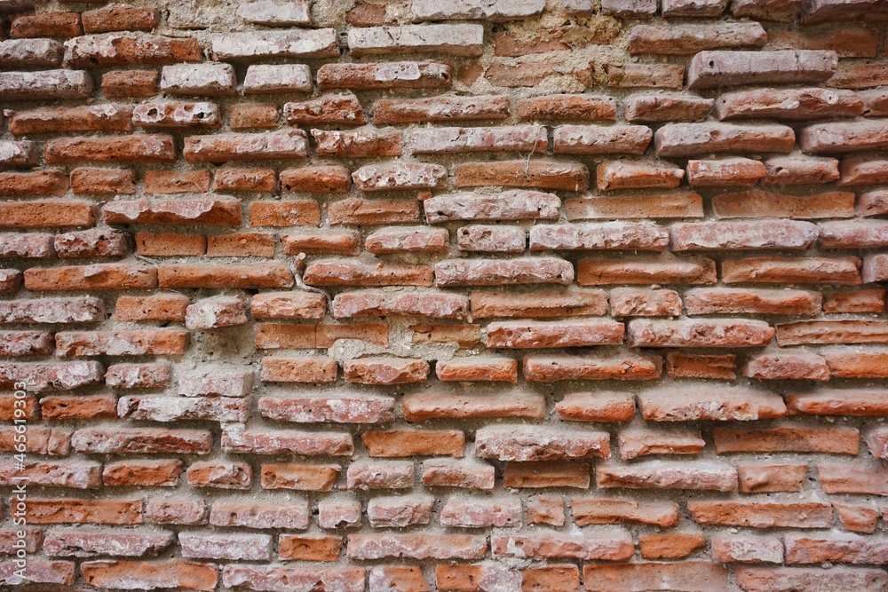 Obraz premium old brick wall background, broken wall background