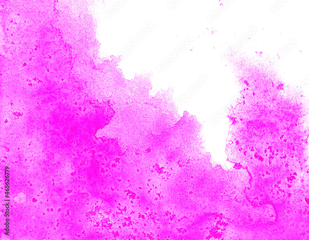 hand drawn watercolor abstract pink magenta background with texture