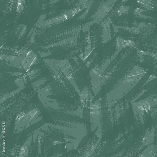 Seamless pattern  hand drawn illustration for textile  wallpaper  wrapping paper. green watercolor splashes mess