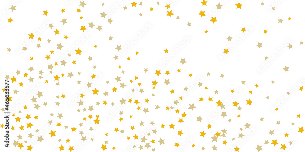 Star confetti. Golden casual confetti background. Bright design pattern. Vector template with gold stars. Suitable for your design, cards, invitations, gift, vip Star confetti. Golden casual confetti background. Bright design pattern. Vector template with gold stars. Suitable for your design, cards, invitations, gift, vip
