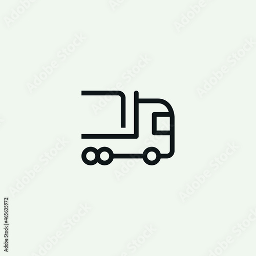 Truck Delivery icon sign vector