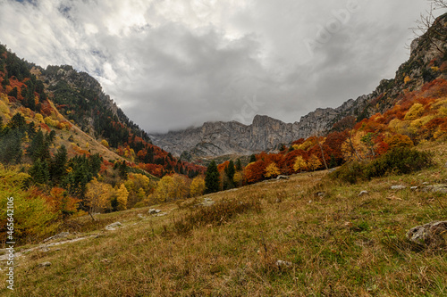 Walking in the Marguareis Natural Park, Pesio Valley Maritime Alps, Cuneo, Italy