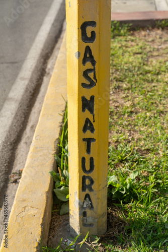 gas sign natural street