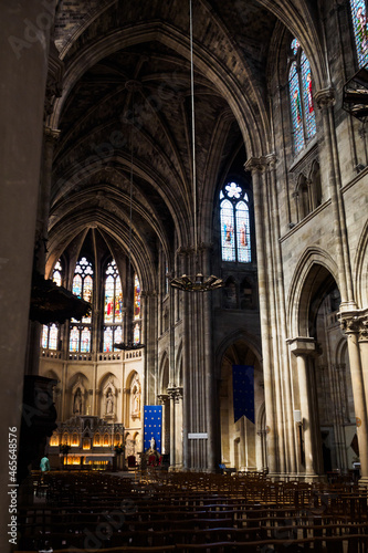 Interior of Saint Louis des Chartrons Catholic Church in Bordeaux © TheParisPhotographer
