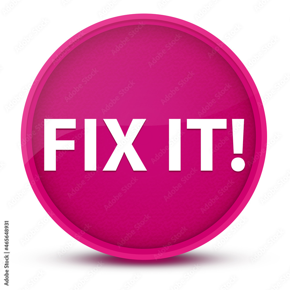 Fix It! luxurious glossy pink round button abstract Fix It! luxurious glossy pink round button abstract