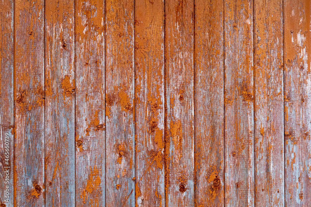 Naklejka premium An old worn barn board.