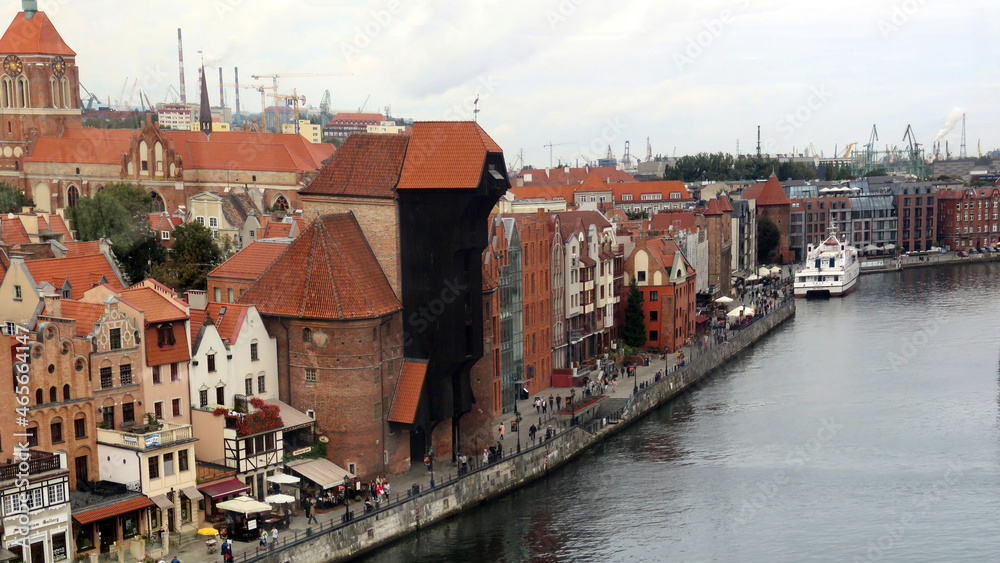 Gdansk Poland Old Town waterfront