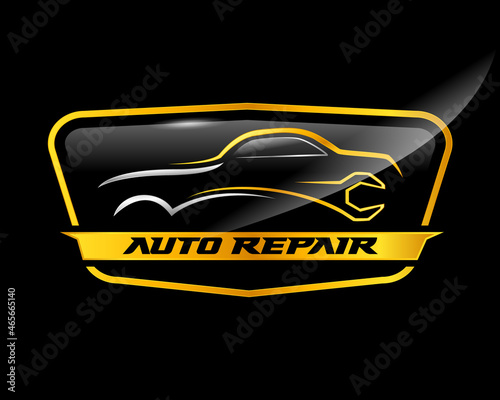 Automotive modern logo, Car service logo, Automotive repair