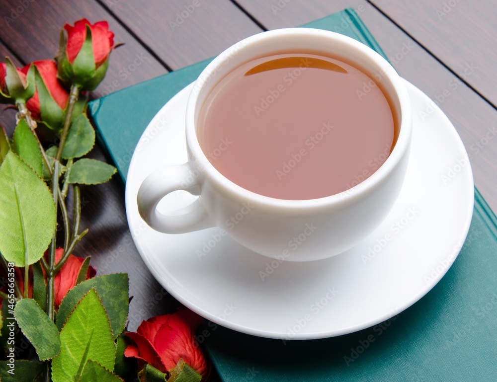 Cup of tea in catering concept Cup of tea in catering concept