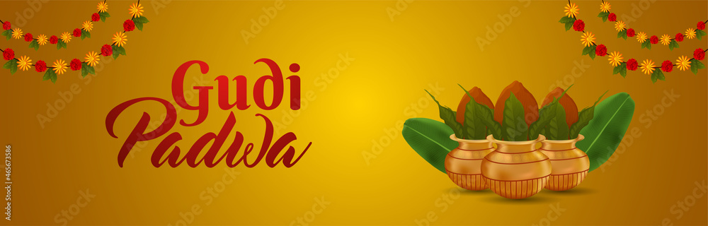 Fototapeta premium ugdi padwa creative realistic banner or header