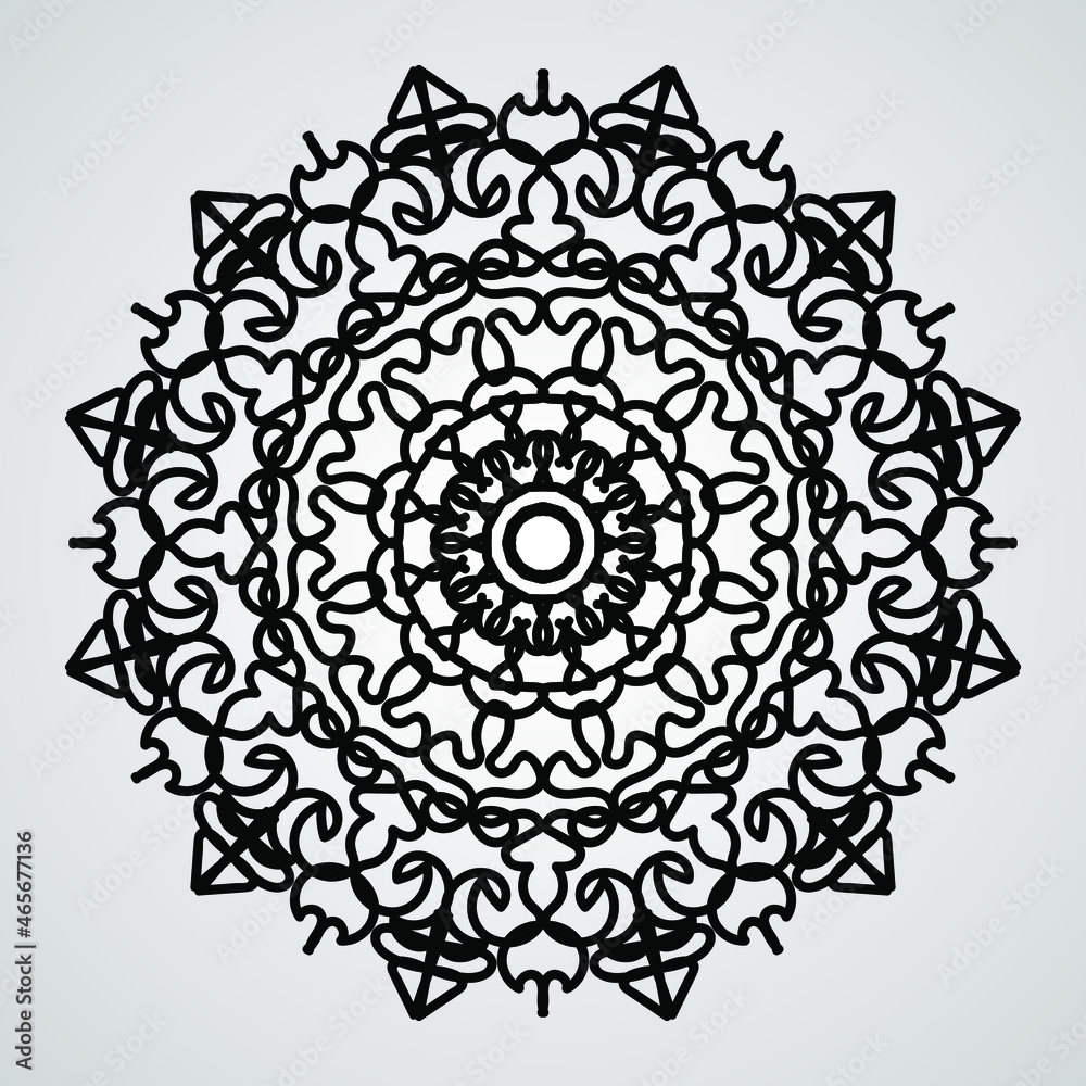decorative concept abstract mandala illustration. EPS 10 decorative concept abstract mandala illustration. EPS 10