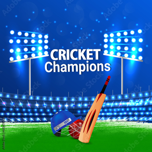 Cricket championship stadium background