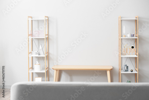 Interior of light living ro...