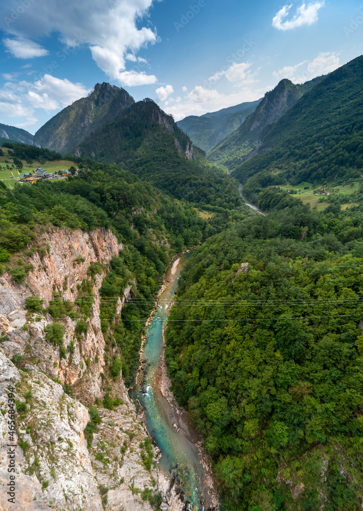 Tara Canyon and river,Durmitor national Park,Montenegro,Eastern Europe.