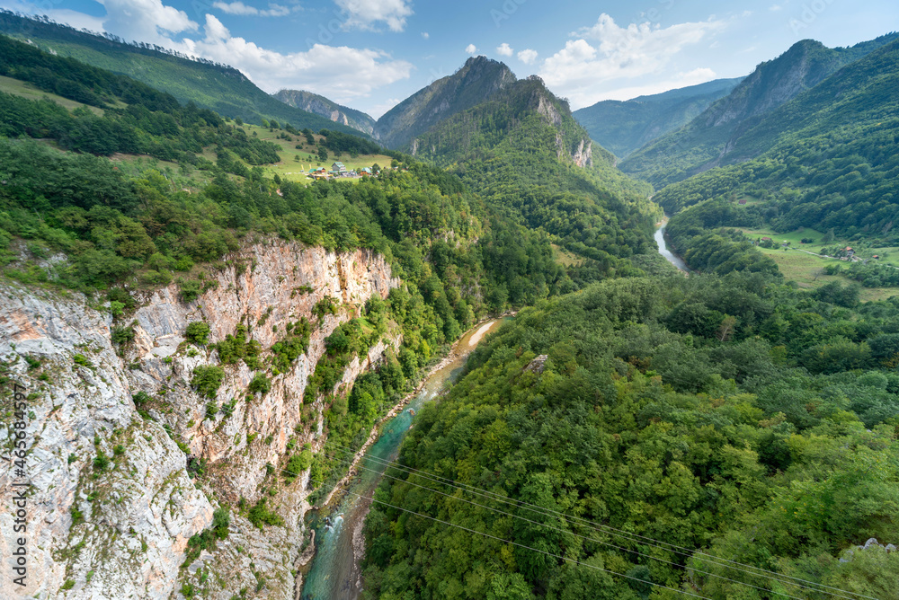 Fototapeta premium Tara Canyon and river,Durmitor national Park,Montenegro,Eastern Europe.