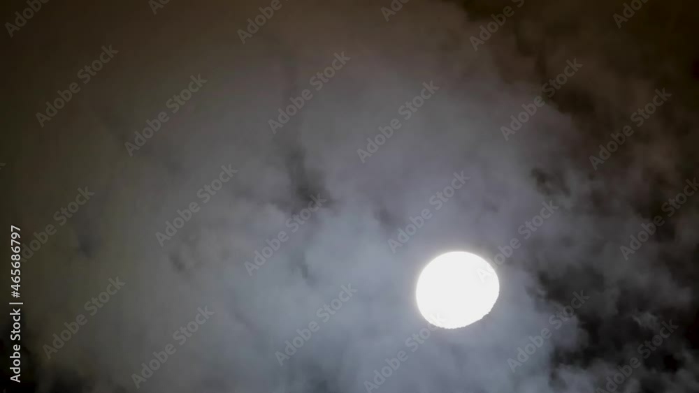 Amazing Moon in the night with crossing clouds. Amazing Moon in the night with crossing clouds.