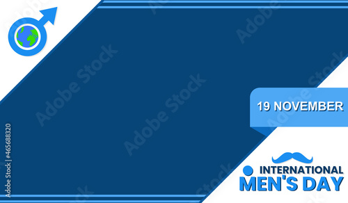 international men's day november 19 with free space