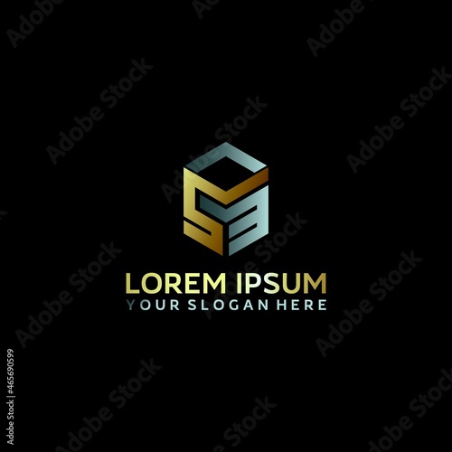 SB letter business logo design vector