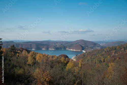 Fototapeta Naklejka Na Ścianę i Meble -  Zapora nad Soliną, Bieszczady