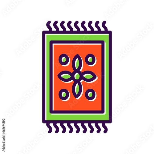Carpet Filled Vector Icon Design