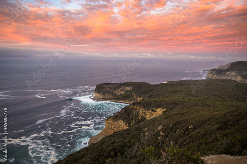 Line up of Shipstern Bluff, Tasmania