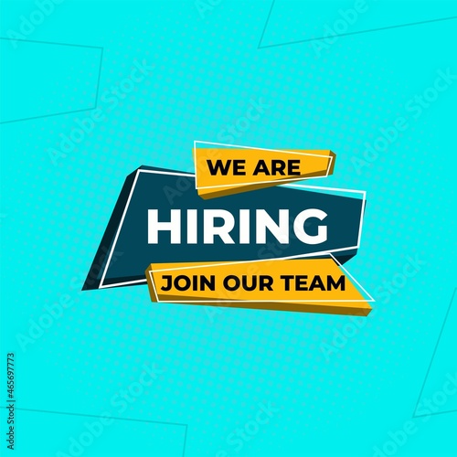 we are hiring Join our team employed, banners We are hiring communication help wanted advertising banner with speaker  recruiting hire vacancy job offer isolated vector signs employed