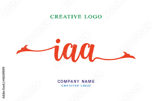IAA lettering logo is simple, easy to understand and authoritative